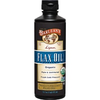 Organic Lignan Flax Oil -- 16 fl oz (Жидкие унции) Barlean's