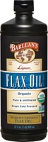 Organic Lignan Flax Oil -- 32 fl oz (Жидкие унции) Barlean's