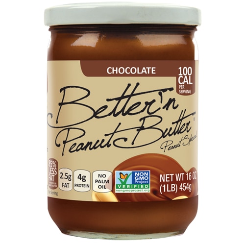 Шоколадная паста на основе арахисового масла без глютена — 16 унций Better N Peanut Butter