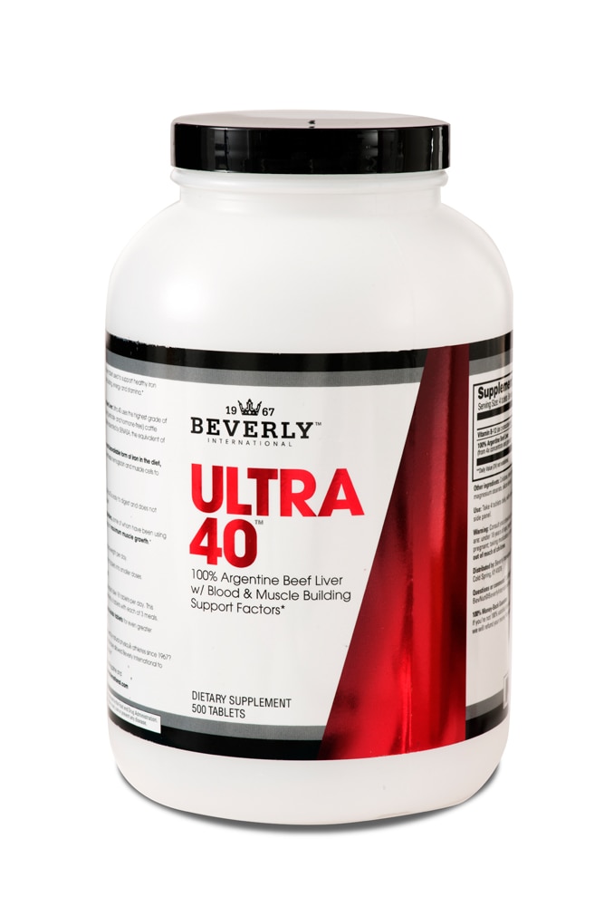 Ultra 40 -- 500 Tablets (Таблетки) Beverly International