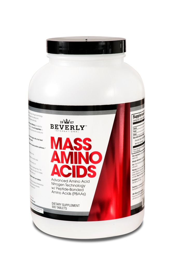 Beverly International Mass Amino Acid Tablets – 500 таблеток Beverly International