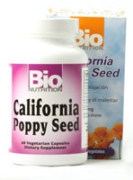 Семена Калифорнийского Мака - 500 мг - 60 вегетарианских капсул - Bio Nutrition Bio Nutrition