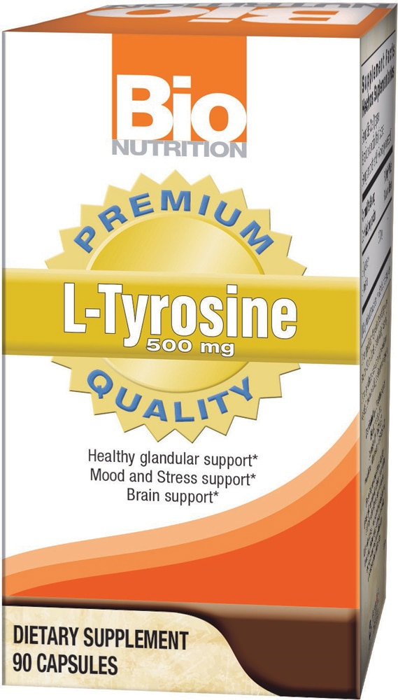 Bio Nutrition L-тирозин - 500 мг - 90 капсул Bio Nutrition