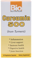 Curcumin 500 -- 50 Vegetarian Capsules (Вегетарианские капсулы) Bio Nutrition