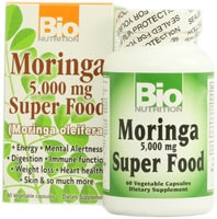 Moringa Super Food -- 5000 mg - 60 Vegetable Capsules (Растительные капсулы) Bio Nutrition