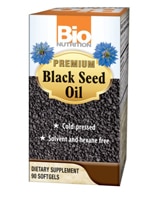 Масло черного тмина премиум-класса Bio Nutrition -- 1000 мг -- 90 мягких капсул Bio Nutrition