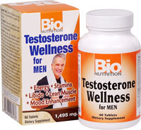 Testosterone Wellness for Men -- 60 Tablets (Таблетки) Bio Nutrition