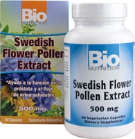Экстракт пыльцы шведских цветов Bio Nutrition -- 500 мг -- 60 вегетарианских капсул Bio Nutrition