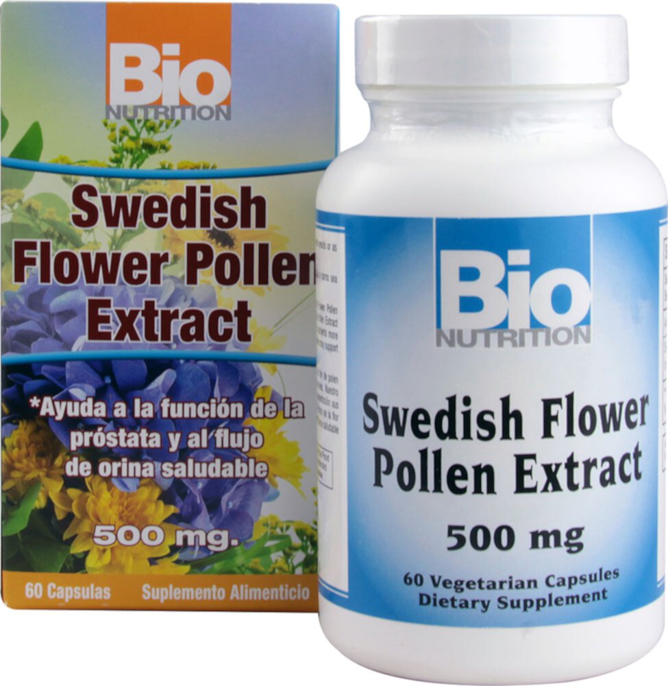 Swedish Flower Pollen Extract -- 500 mg - 60 Vegetarian Capsules (Вегетарианские капсулы) Bio Nutrition