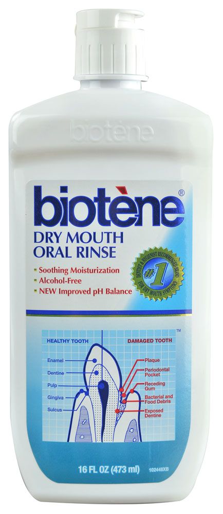 Biotene Dry Mouth Ополаскиватель для полости рта Свежая мята -- 16 жидких унций Biotene