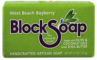 BlockSoap Bar West Beach Bayberry — 4,5 унции BlockSoap