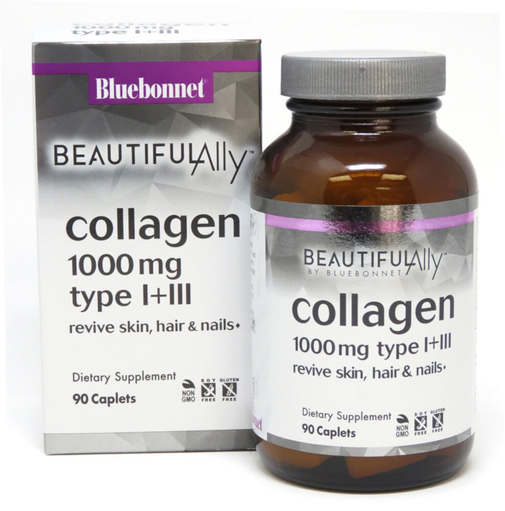 Beautiful Ally™ Collagen -- 1000 mg - 90 Caplets Bluebonnet Nutrition