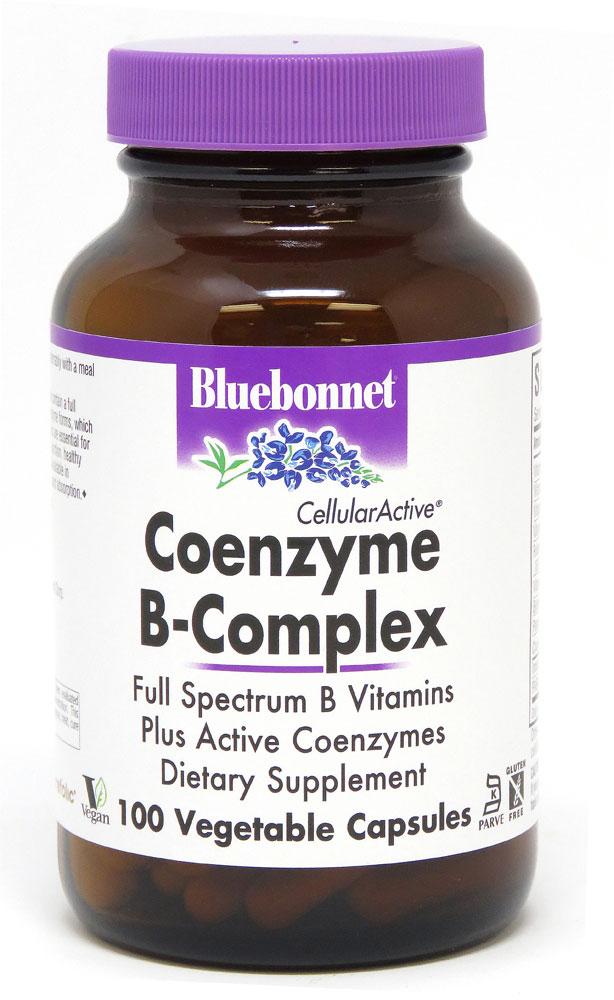 Bluebonnet Nutrition CellularActive® Coenzyme B-Complex -- 100 Vcaps® Bluebonnet Nutrition