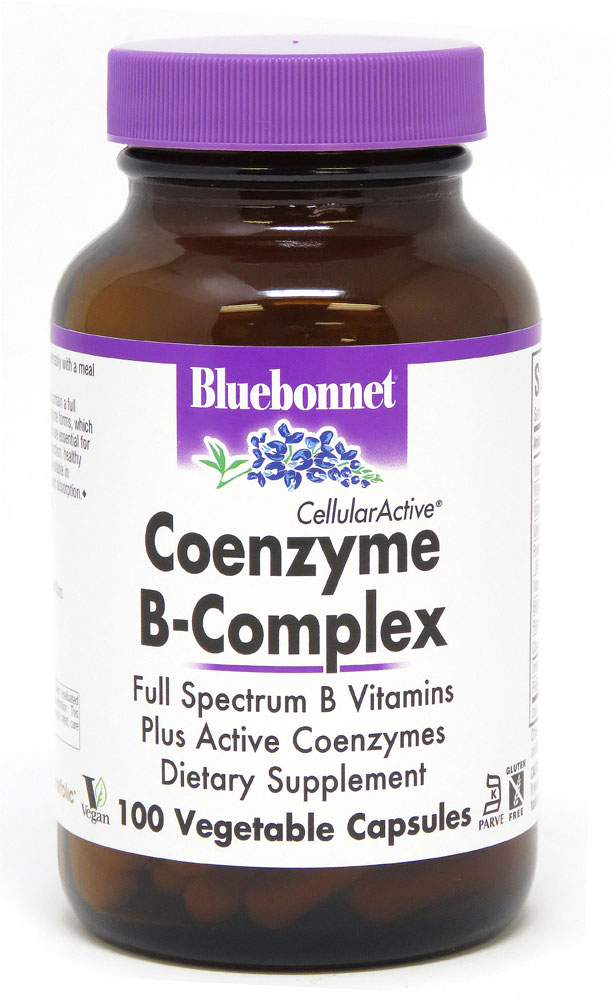 CellularActive® Coenzyme B-Complex -- 100 Vcaps® Bluebonnet Nutrition