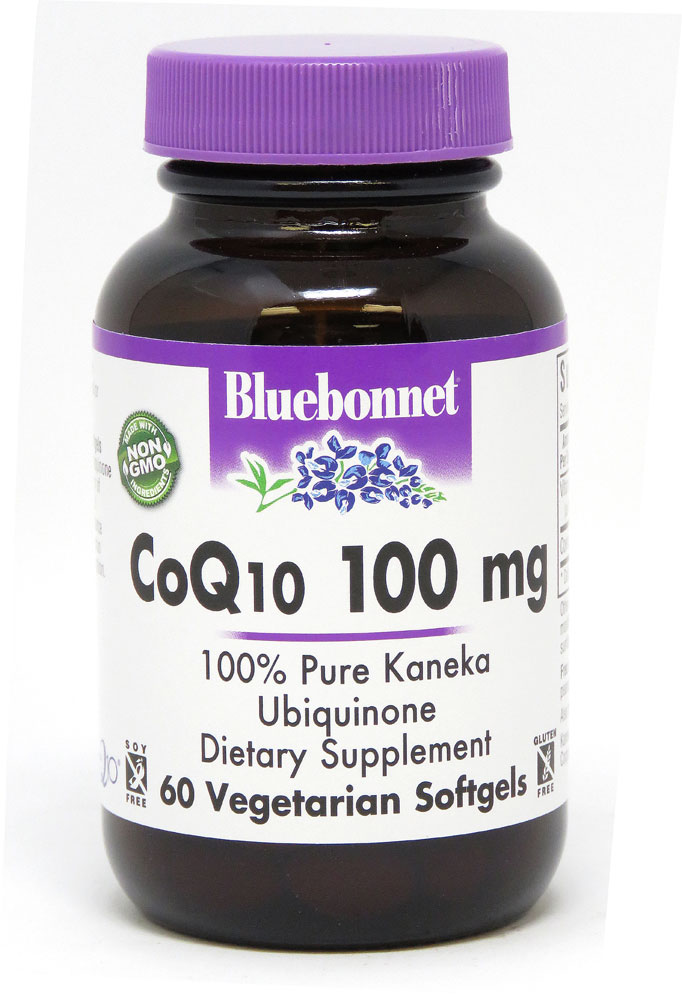 Bluebonnet Nutrition CoQ10 — 100 мг — 60 вегетарианских мягких желатиновых капсул Bluebonnet Nutrition