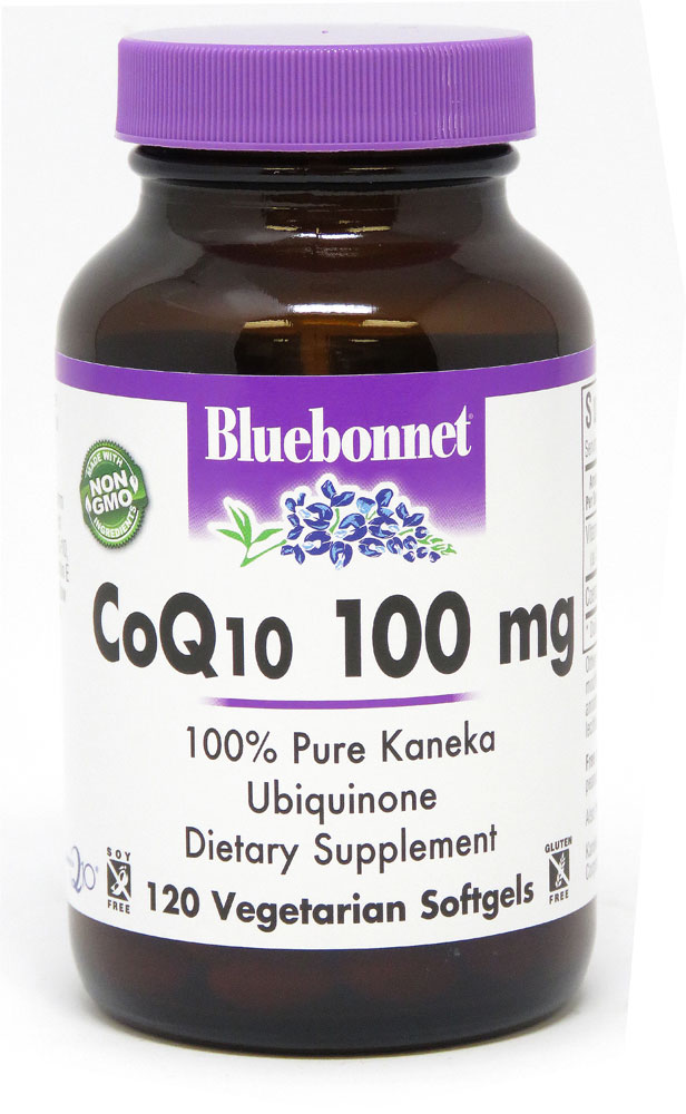 Bluebonnet Nutrition CoQ10 — 100 мг — 120 вегетарианских мягких желатиновых капсул Bluebonnet Nutrition