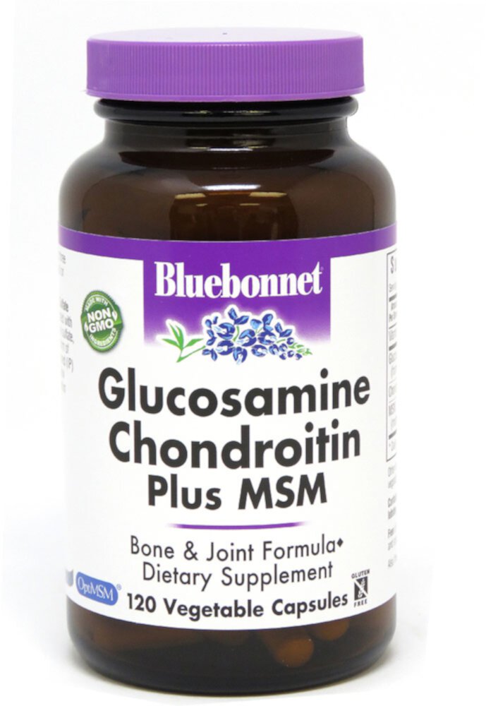 Glucosamine Chondroitin Plus MSM -- 120 Vcaps® Bluebonnet Nutrition