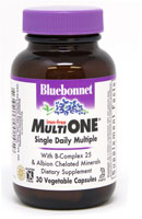 Bluebonnet Nutrition Multi ONE® Single Daily Multiple без железа -- 30 растительных капсул Bluebonnet Nutrition