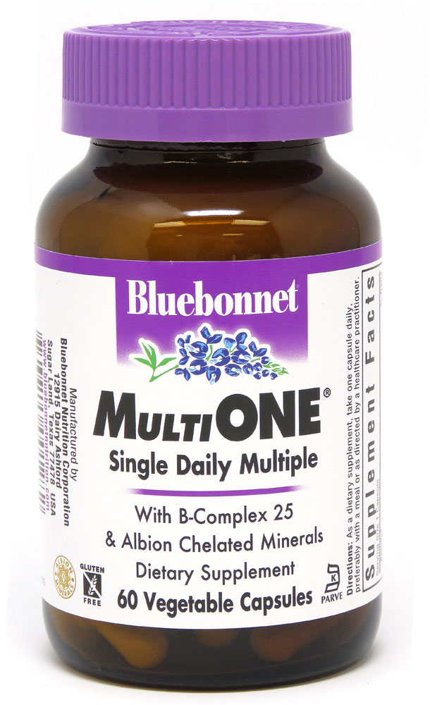 Bluebonnet Nutrition Multi One® (с железом) — 60 капсул Bluebonnet Nutrition