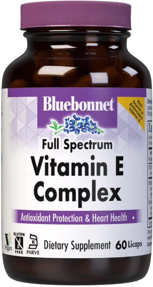 Full Spectrum Vitamin E Complex -- 60 Licaps® Bluebonnet Nutrition