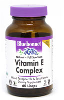 Bluebonnet Nutrition Натуральный комплекс витамина Е полного спектра -- 60 Licaps® Bluebonnet Nutrition