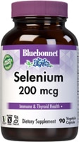 Селен Bluebonnet Nutrition -- 200 мкг -- 90 растительных капсул Bluebonnet Nutrition