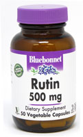Рутин Bluebonnet Nutrition -- 500 мг -- 50 растительных капсул Bluebonnet Nutrition