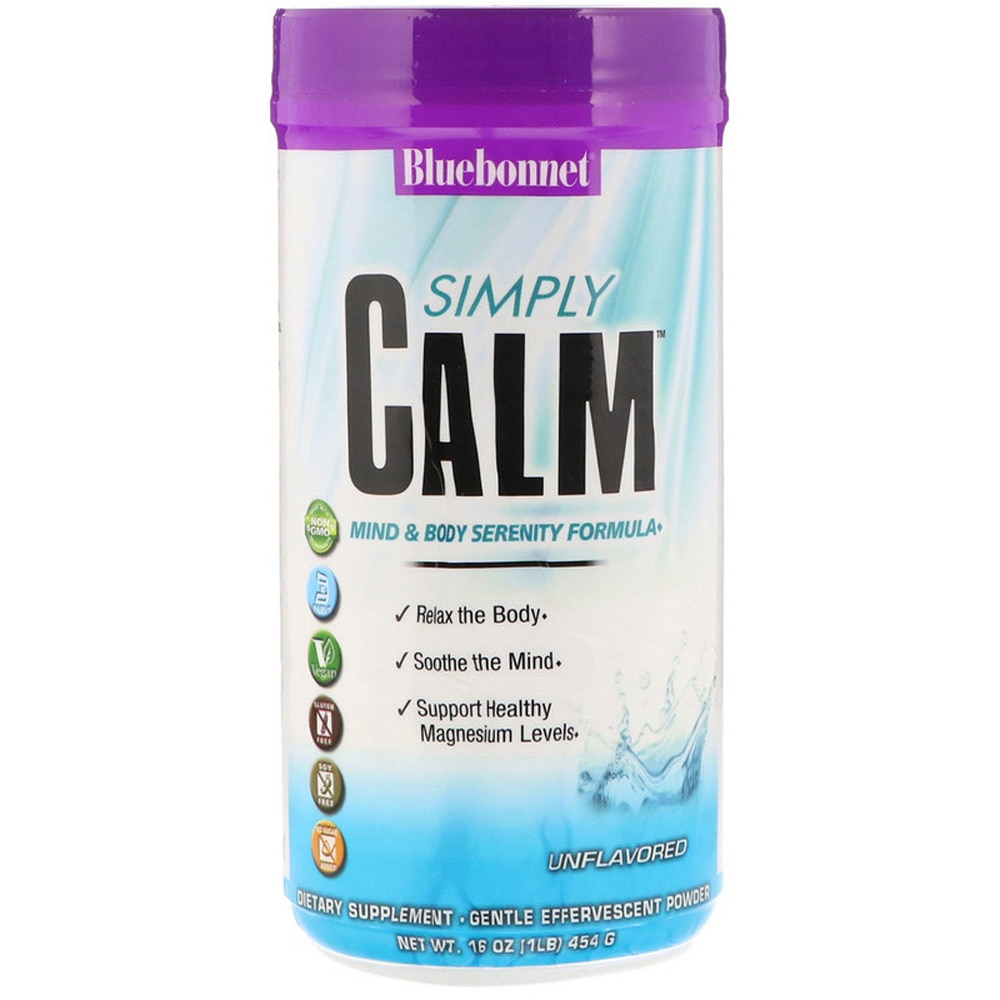 Simply Calm Powder Без Вкуса - 454 г - Bluebonnet Nutrition Bluebonnet Nutrition