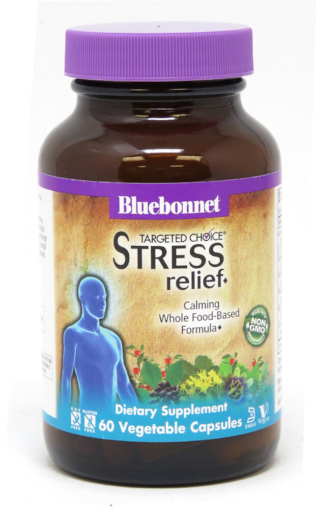 Targeted Choice® Stress Relief -- 60 Vegetable Capsules (Растительные капсулы) Bluebonnet Nutrition