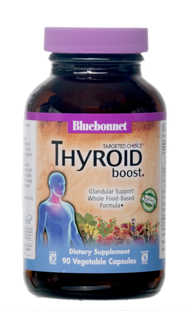 Targeted Choice® Повышение щитовидной железы — 90 растительных капсул Bluebonnet Nutrition