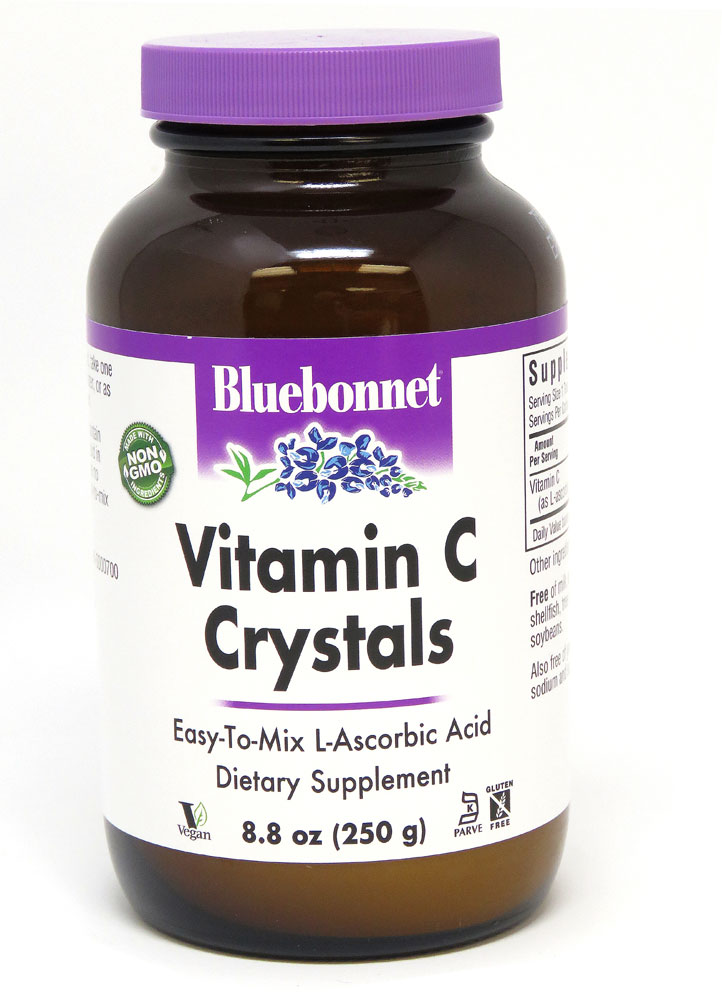 Кристаллы витамина С Bluebonnet Nutrition — 8,8 унции Bluebonnet Nutrition