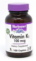 Витамин К1 – 100 мкг – 100 капсул Bluebonnet Nutrition