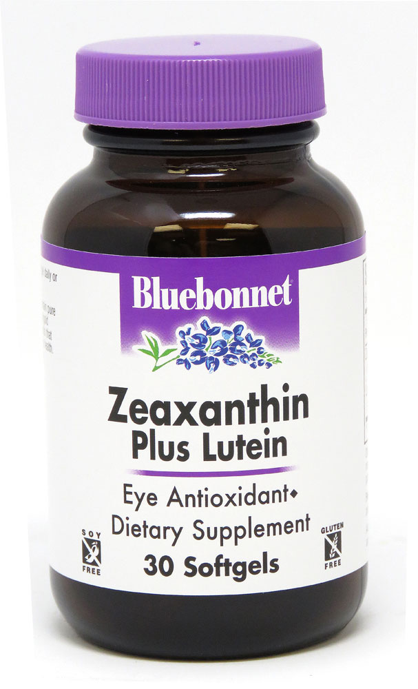 Bluebonnet Nutrition Зеаксантин плюс лютеин — 30 мягких капсул Bluebonnet Nutrition