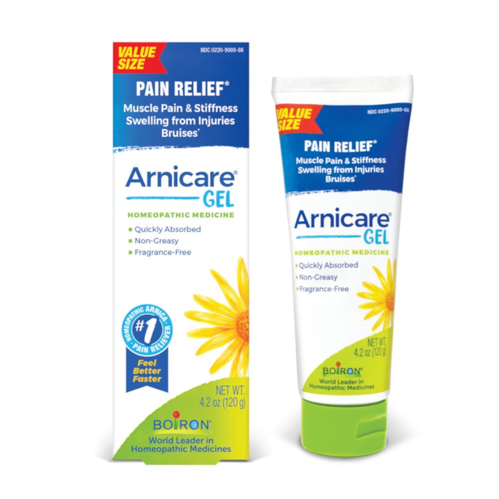 Arnicare Gel (Гель) Pain Relief Unscented -- 4.2 oz (Унции) Boiron