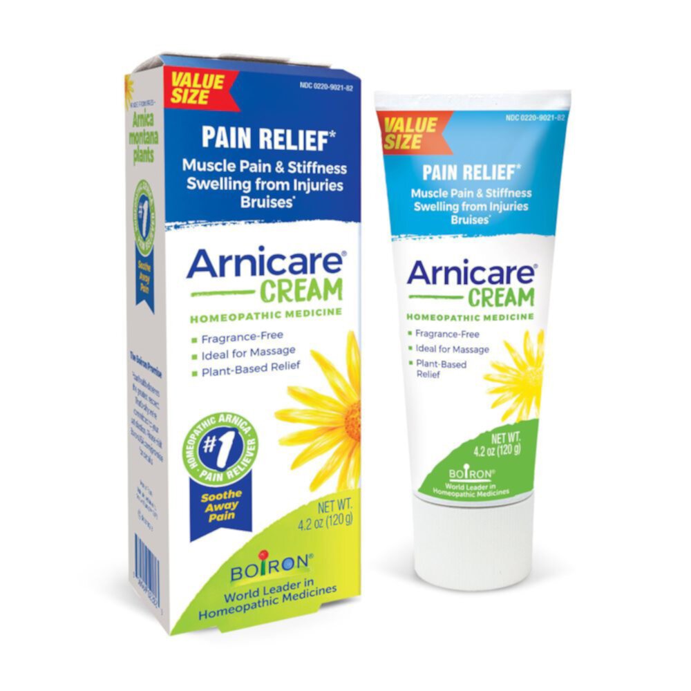 Arnicare® Pain Relief Cream (Крем) -- 4.2 oz (Унции) Boiron