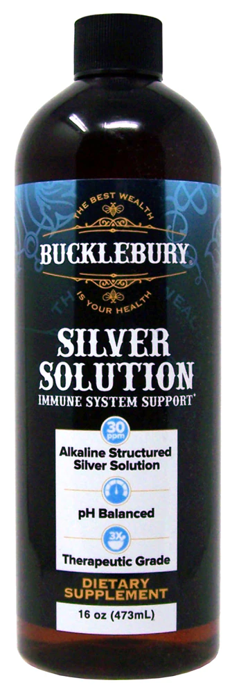 Silver Solution Immune System Support -- 16 fl oz (Жидкие унции) Bucklebury