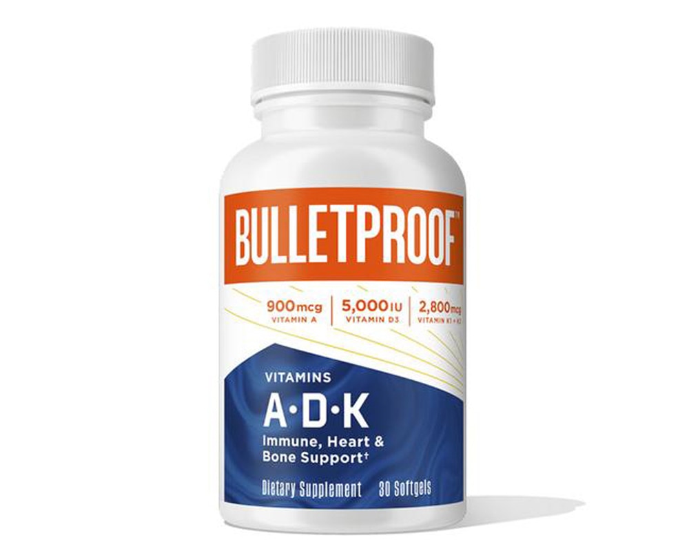 Пуленепробиваемые витамины A-D-K — 30 мягких капсул BulletProof