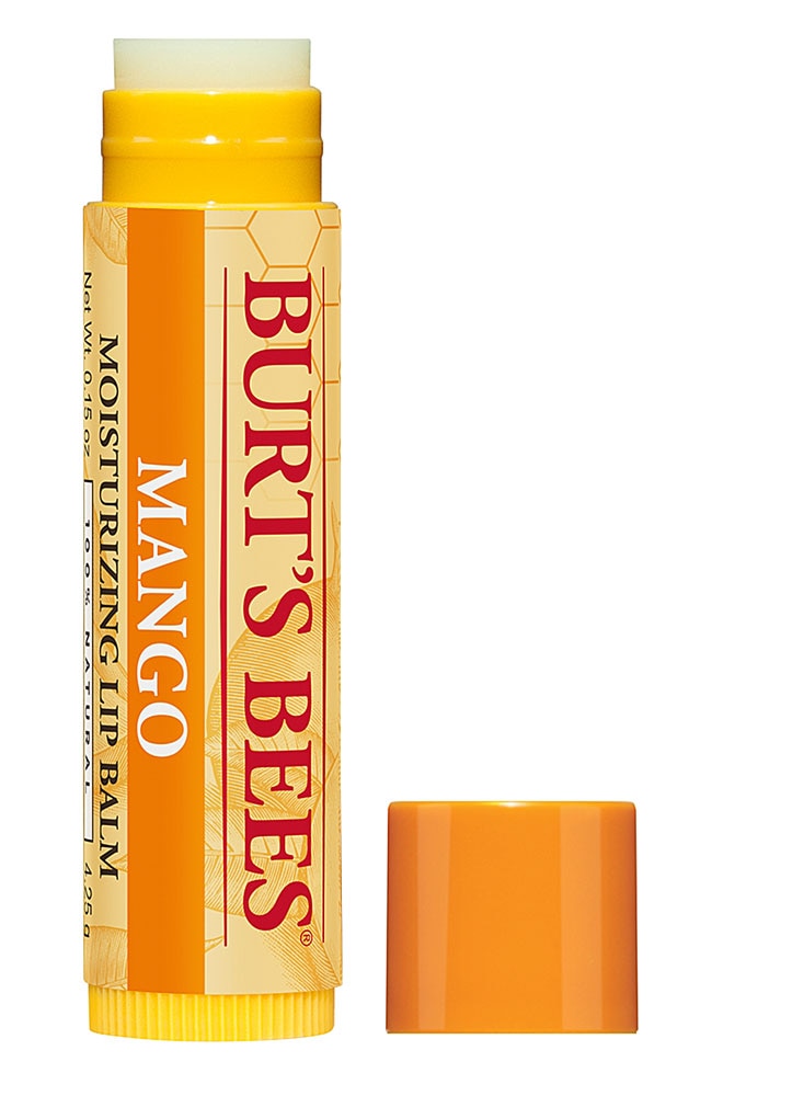 100% натуральный бальзам для губ манго с пчелиным воском и фруктовыми экстрактами -- 1 тюбик BURT'S BEES