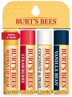Набор увлажняющих бальзамов для губ - 4 штуки - BURT'S BEES BURT'S BEES