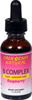 California Natural B Complex Raspberry — 1 жидкая унция California Natural