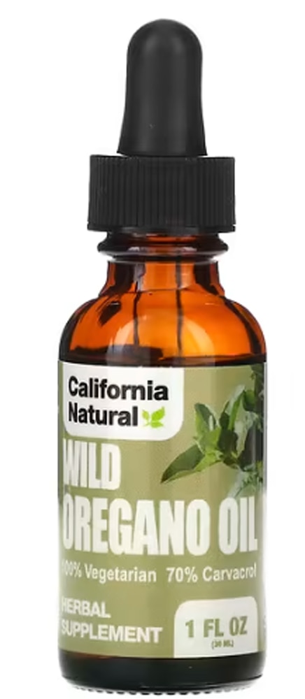 Масло дикого орегано — 1 жидкая унция California Natural