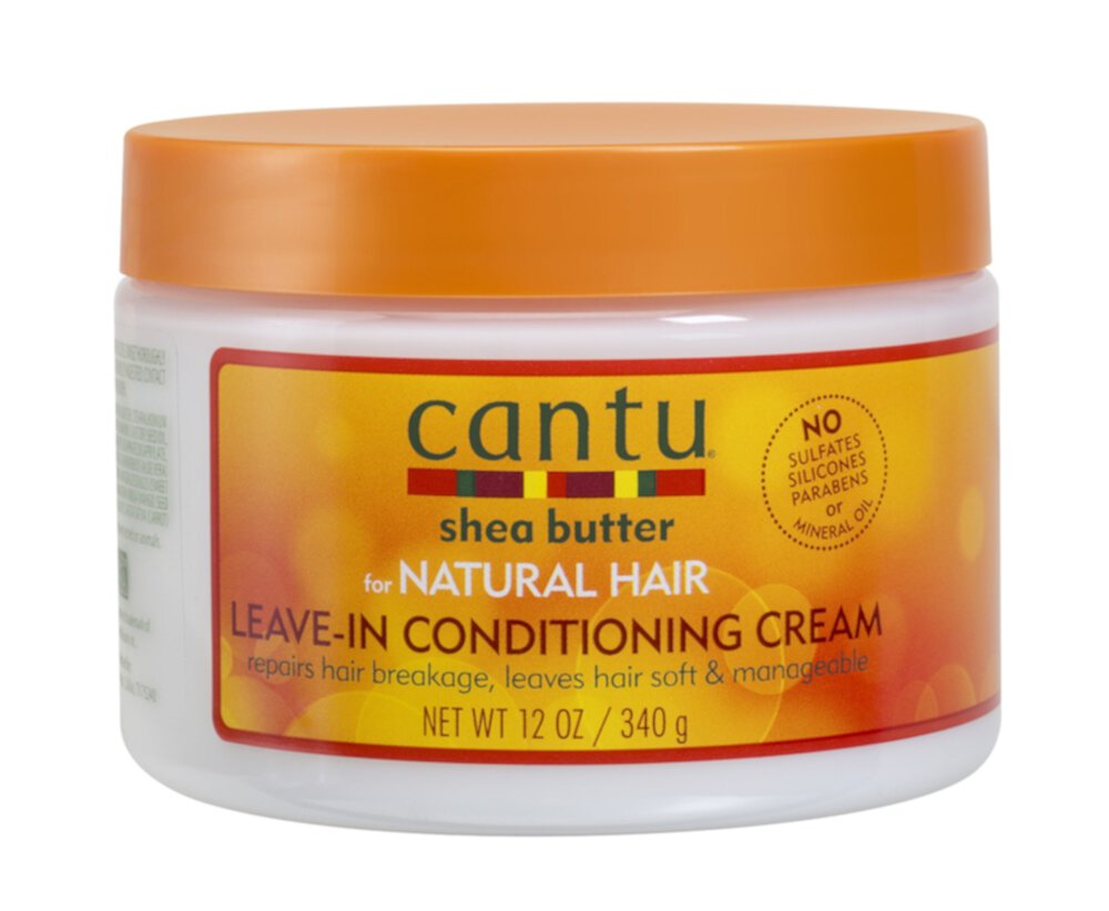 Несмываемый крем-кондиционер с маслом ши Cantu для натуральных волос -- 12 унций Cantu
