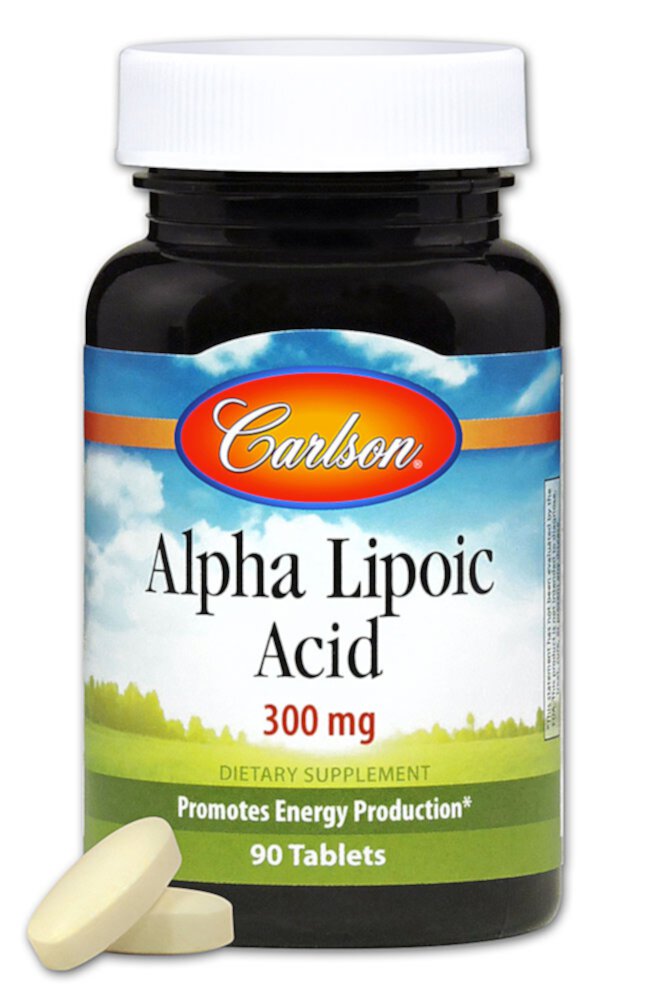 Carlson Alpha Lipoic — 300 мг — 90 таблеток Carlson
