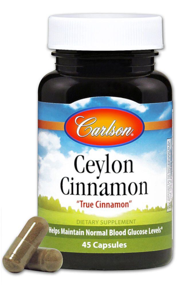 Ceylon Cinnamon -- 45 Capsules (Капсулы) Carlson