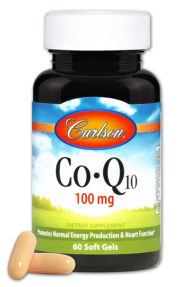 Carlson Co-Q10 -- 100 мг -- 60 мягких таблеток Carlson