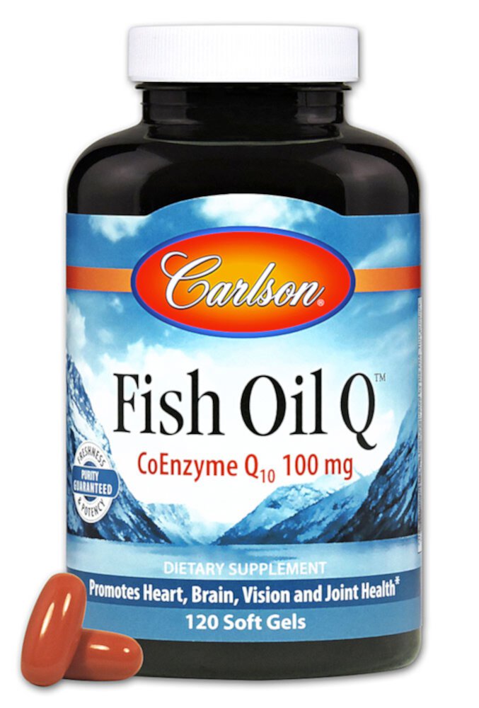 Fish Oil Q™ -- 120 Softgel Capsules (Капсулы) Carlson