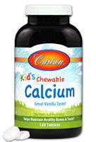 Carlson Kid's Chewable Calcium Vanilla - 120 таблеток Carlson
