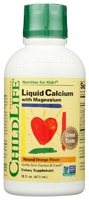 Liquid (Жидкость) Calcium with Magnesium Natural Orange -- 16 fl oz (Жидкие унции) ChildLife