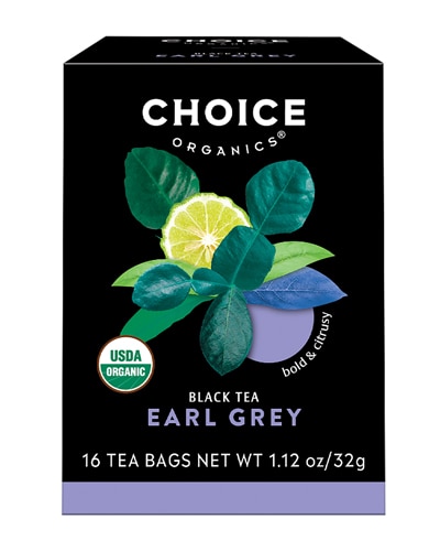 Черный чай Choice Organics Earl Grey — 16 чайных пакетиков Choice Organics