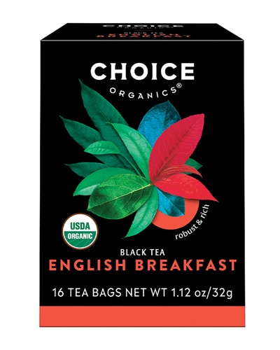 Choice Organics Black Tea English Breakfast — 16 чайных пакетиков Choice Organics